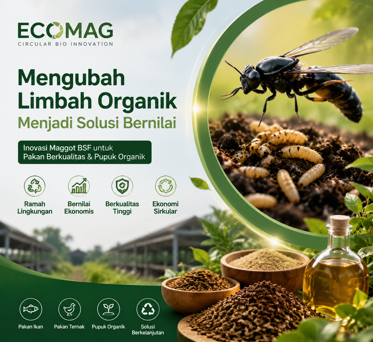 ECOMAG Black Soldier Fly Circular Economy